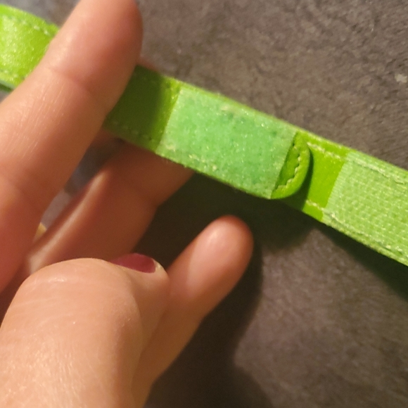 Vintage 90s bracelets! Jelly band crystals and velcro faux leather butterfly - Picture 4 of 6